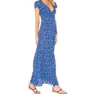 NWT AMUSE SOCIETY Summer Safari Dress - BLUE COAST